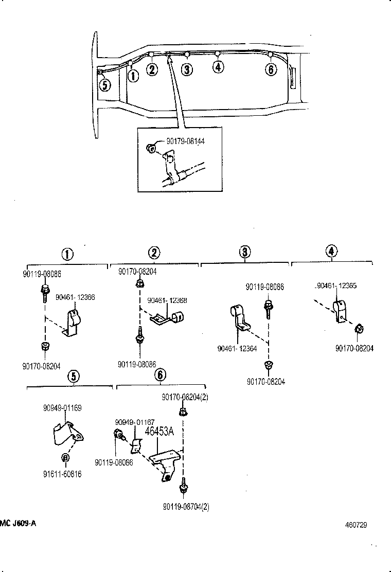  DYNA TOYOACE |  PARKING BRAKE CABLE