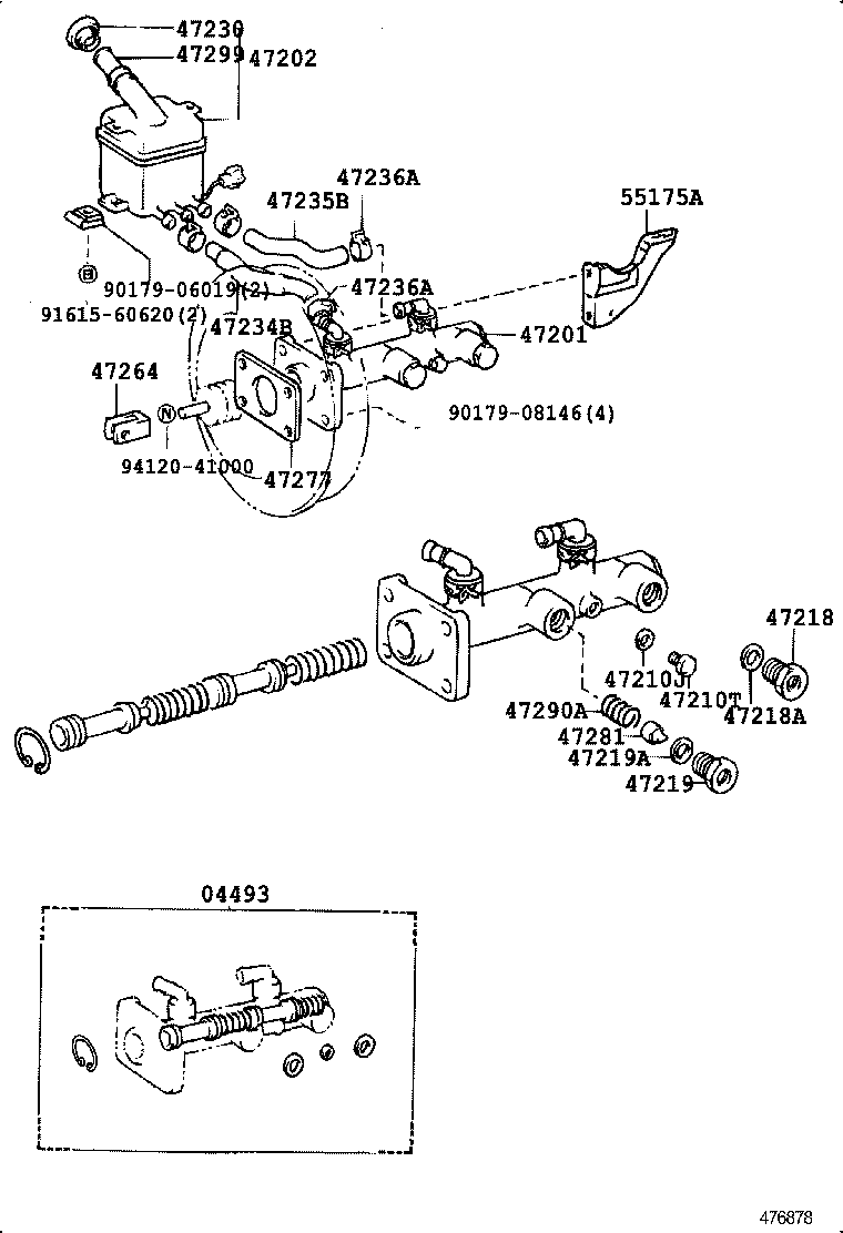  TOYOACE DYNA |  BRAKE MASTER CYLINDER