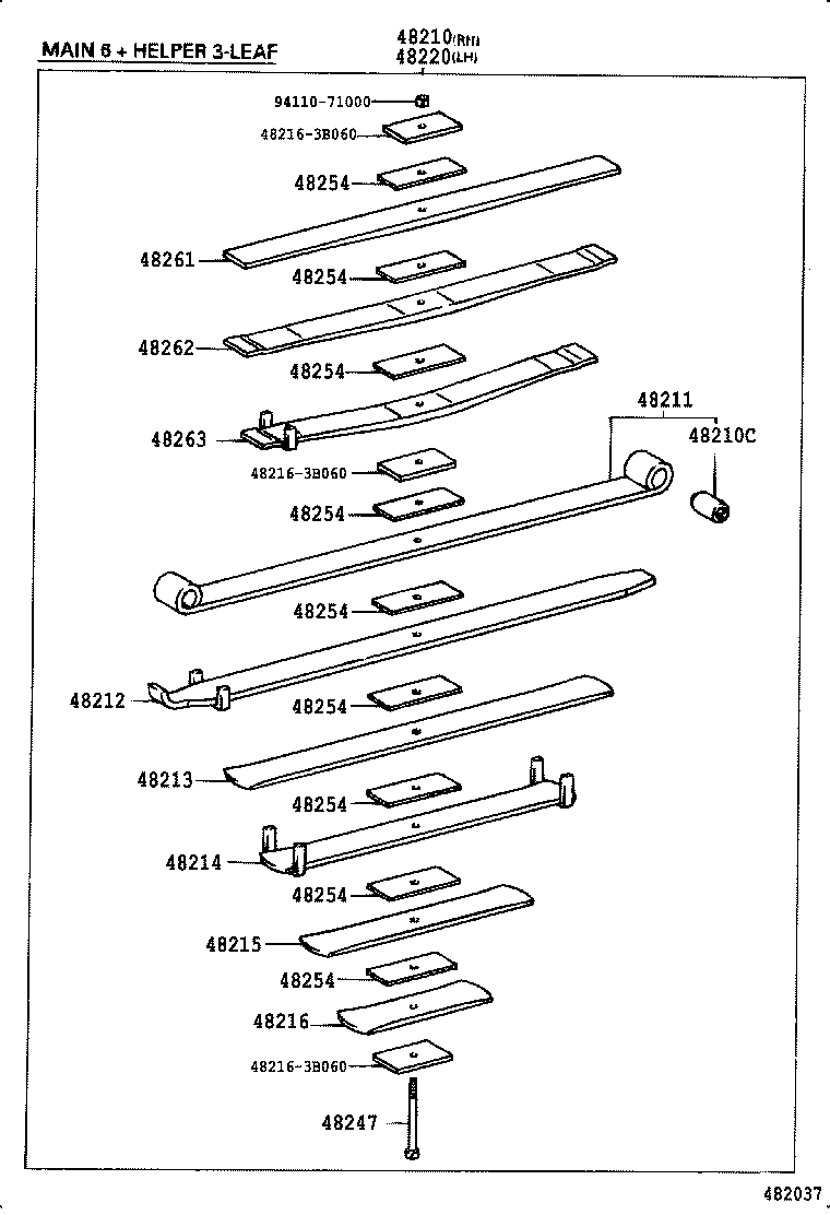  DYNA TOYOACE |  REAR SPRING SHOCK ABSORBER