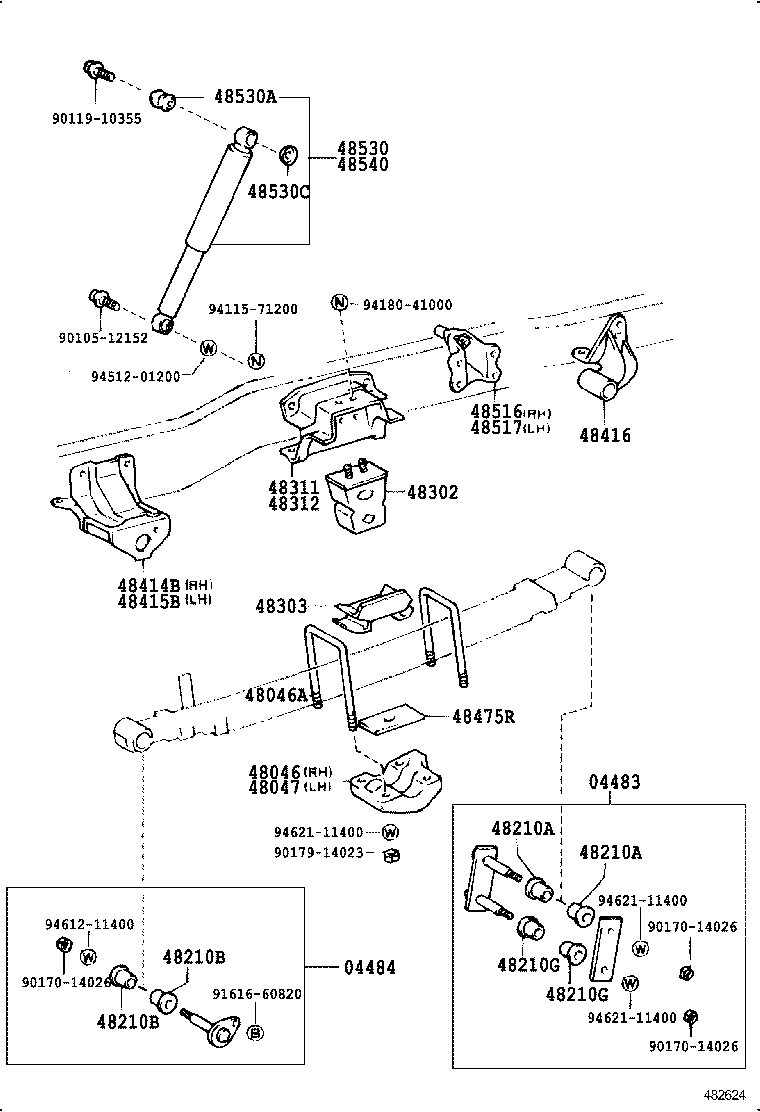  TOYOACE DYNA |  REAR SPRING SHOCK ABSORBER