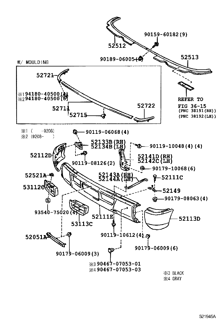  LAND CRUISER VAN |  FRONT BUMPER BUMPER STAY