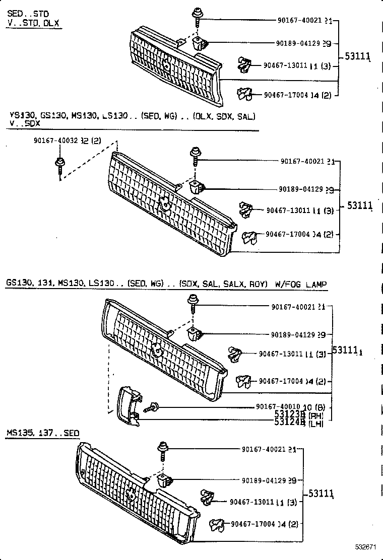  CROWN |  RADIATOR GRILLE