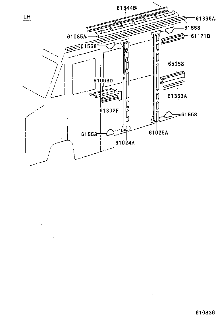  HIACE QUICK DELIVERY |  SIDE MEMBER