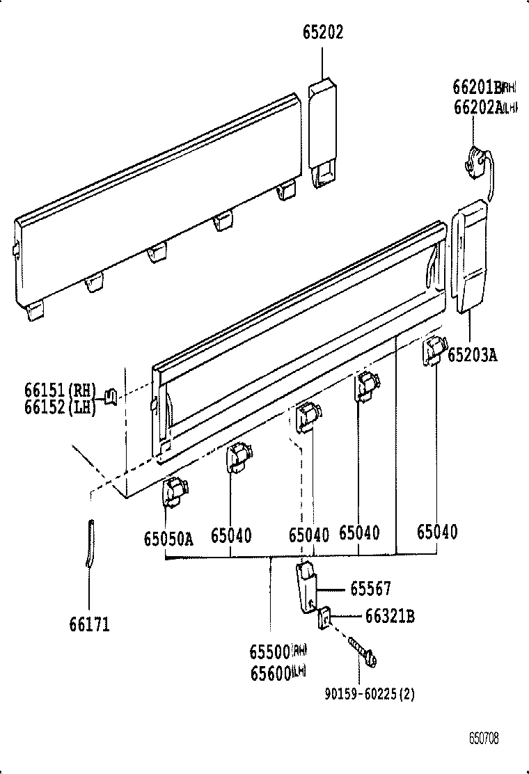  DYNA TOYOACE |  REAR BODY SIDE PANEL