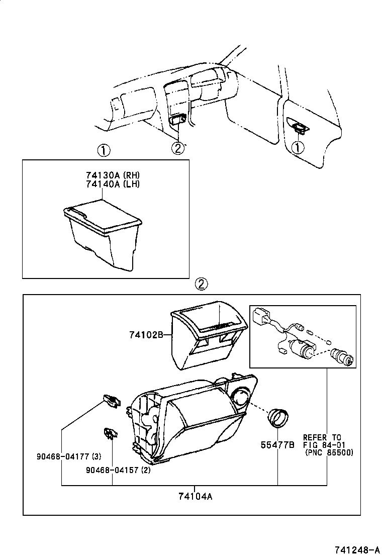  CRESTA |  ASH RECEPTACLE