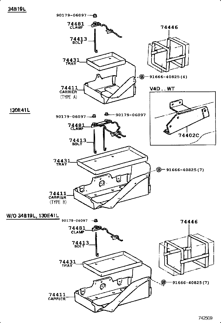  HIACE VAN WAGON |  BATTERY CARRIER