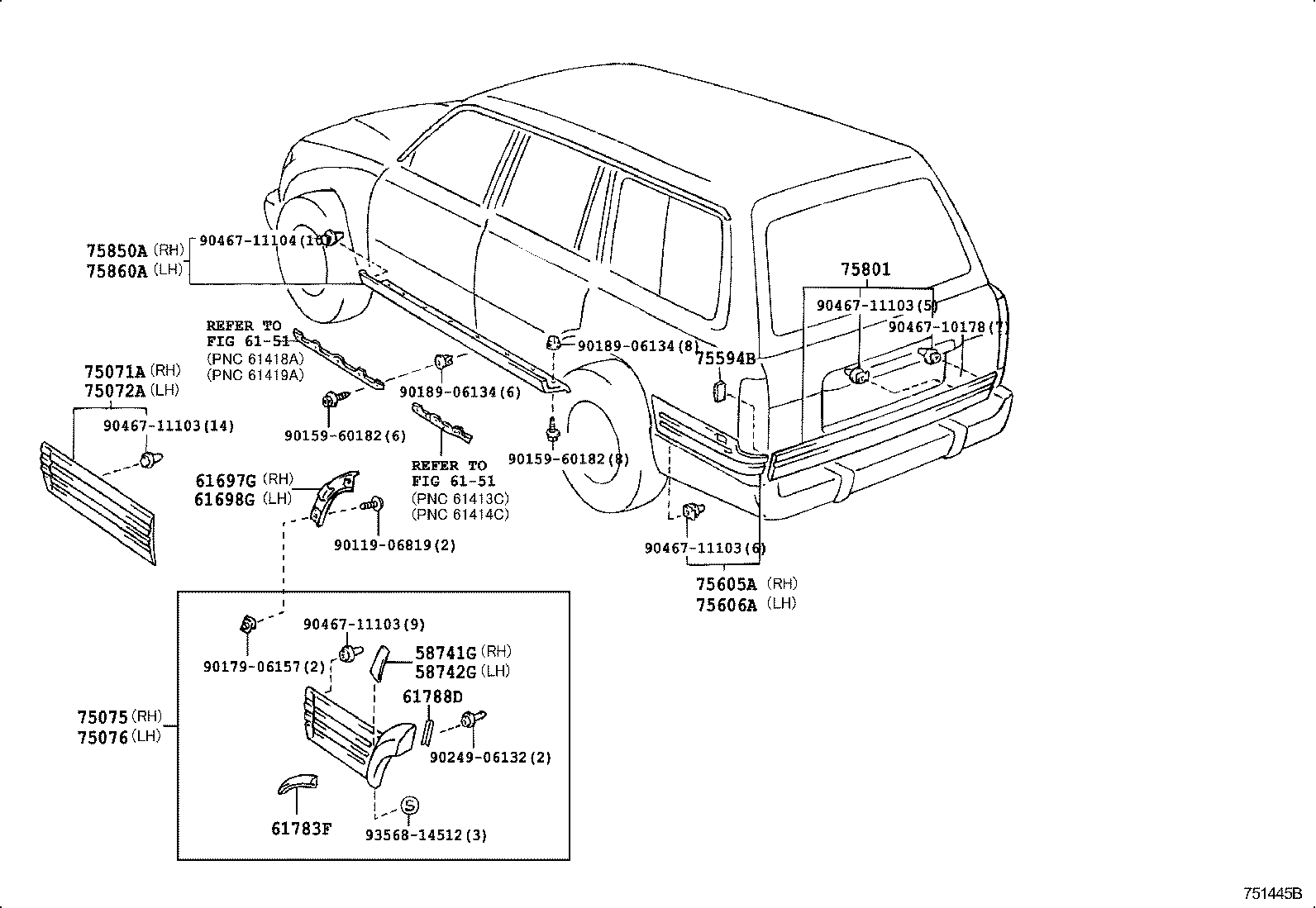  LAND CRUISER VAN |  MOULDING