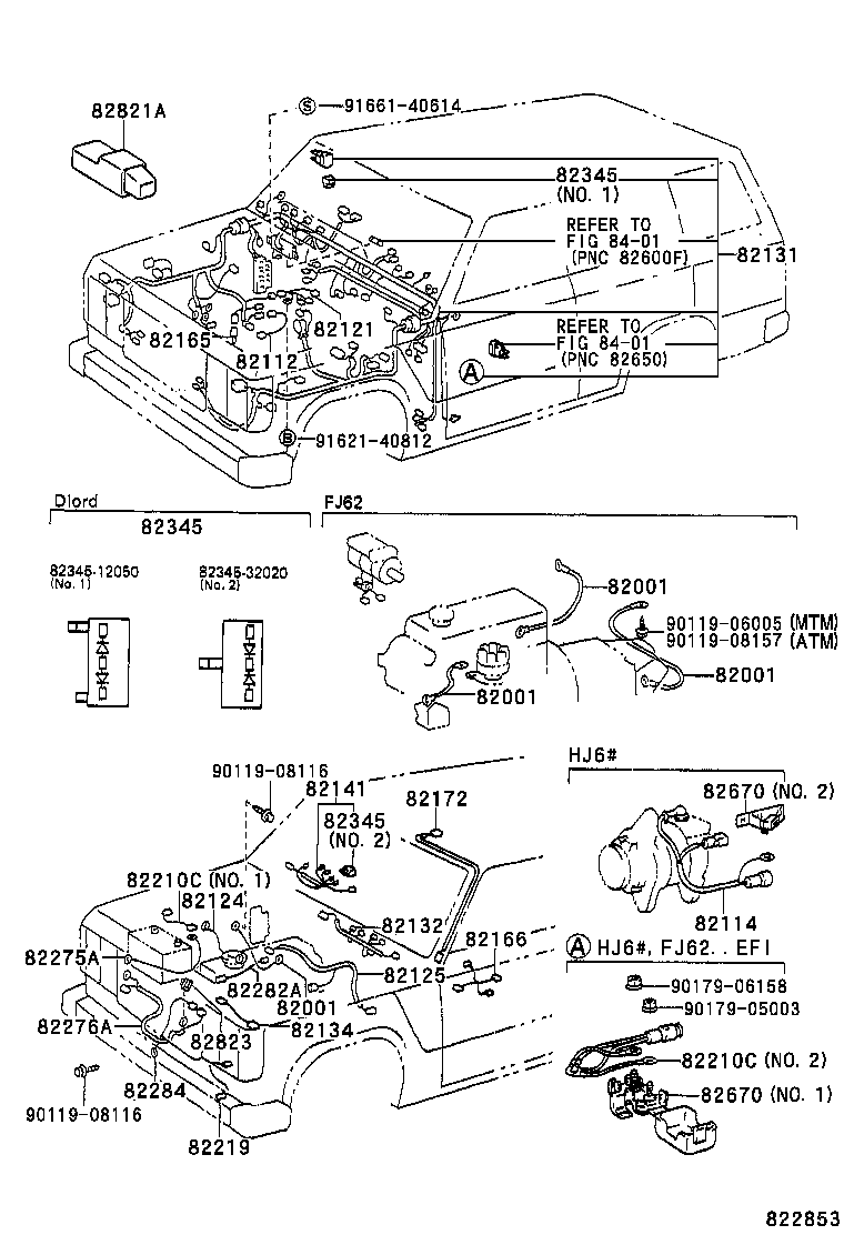  LAND CRUISER VAN |  WIRING CLAMP