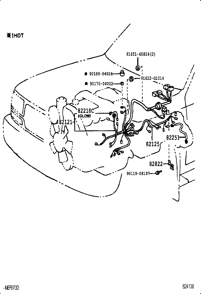 LAND CRUISER VAN |  WIRING CLAMP