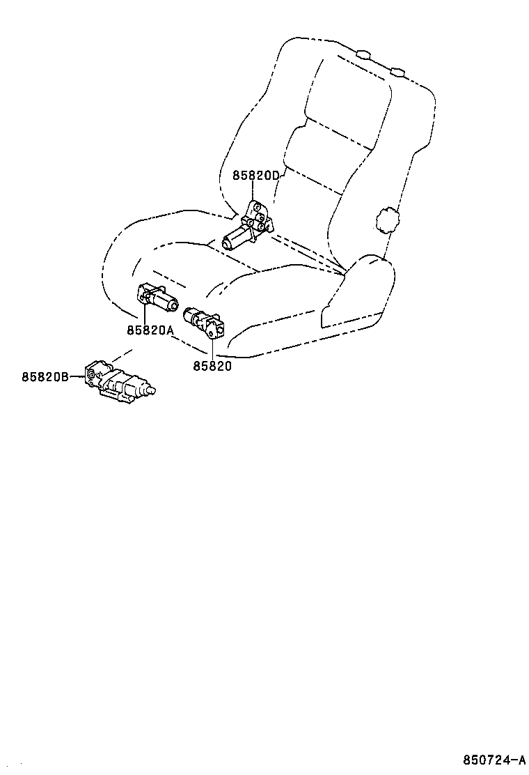  LAND CRUISER VAN |  SEAT MOTOR SEAT HEATER