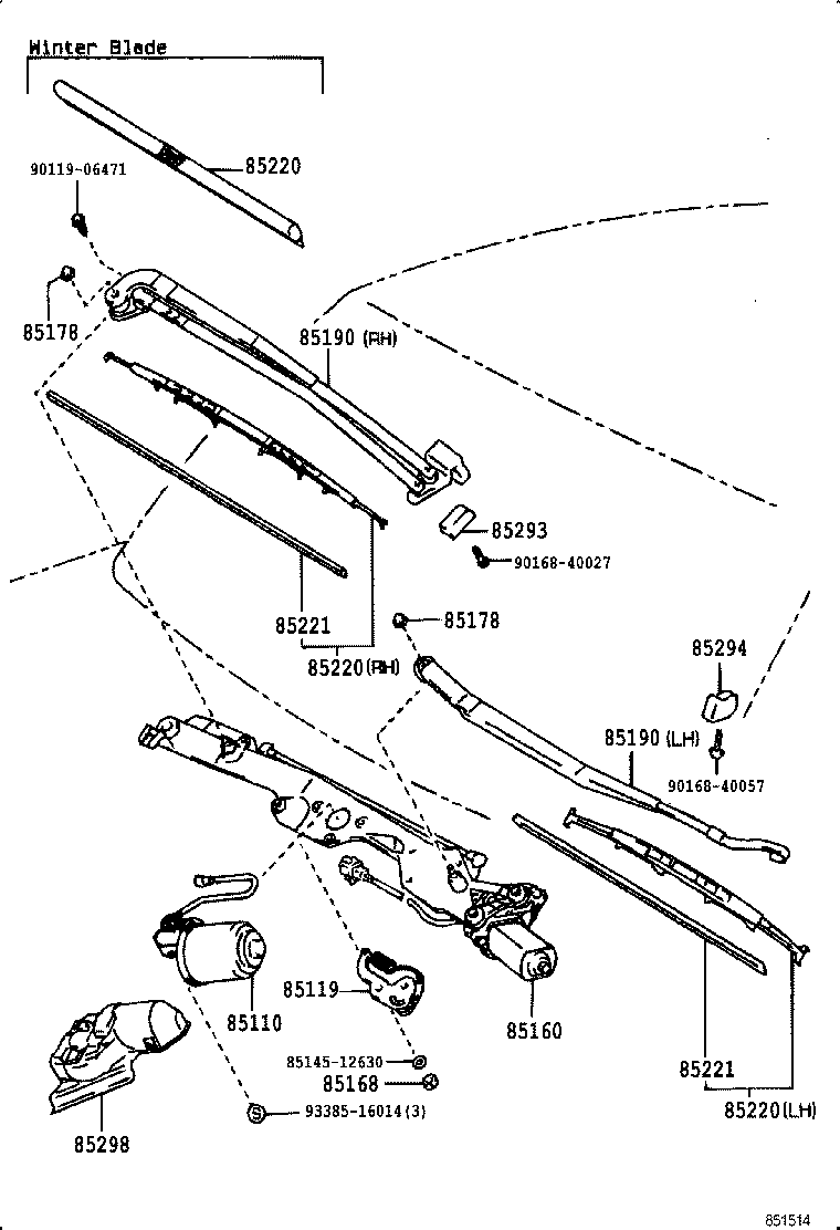  CELSIOR |  WINDSHIELD WIPER