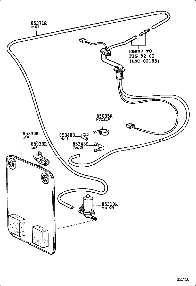  LAND CRUISER VAN |  REAR WASHER