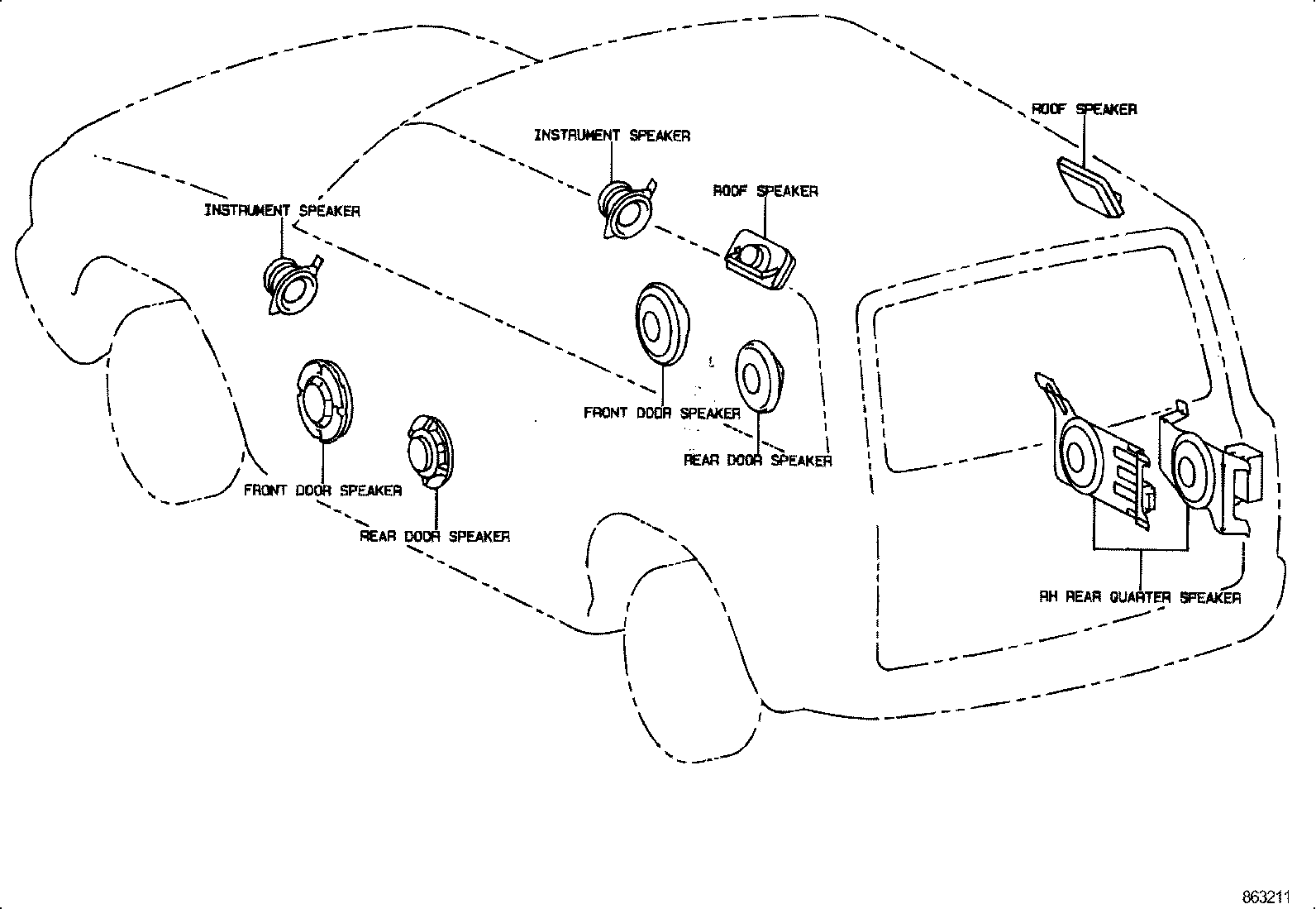  LAND CRUISER VAN |  SPEAKER