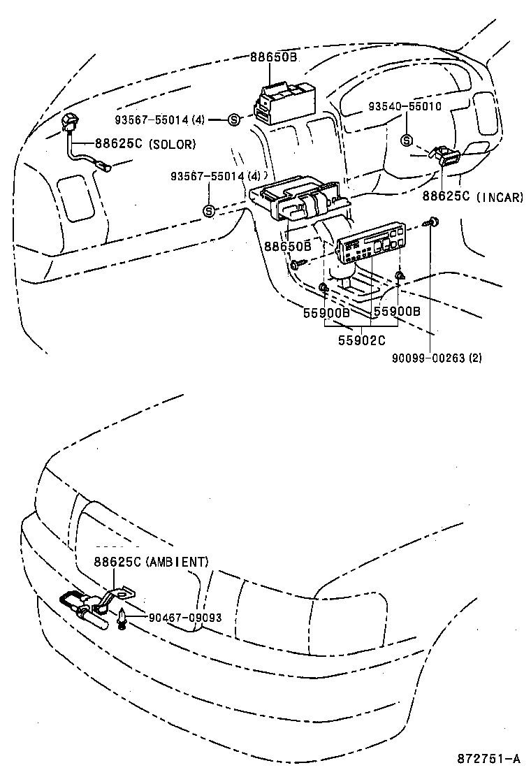  CELSIOR |  HEATING AIR CONDITIONING CONTROL AIR DUCT