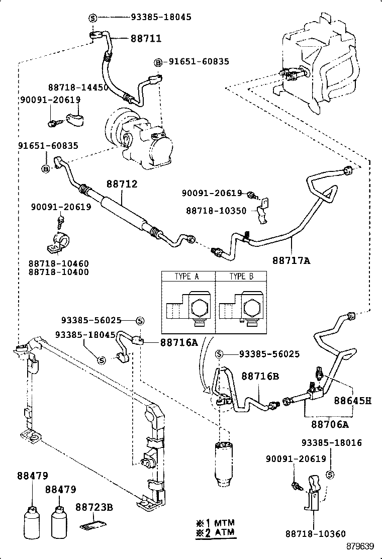  STARLET |  HEATING AIR CONDITIONING COOLER PIPING