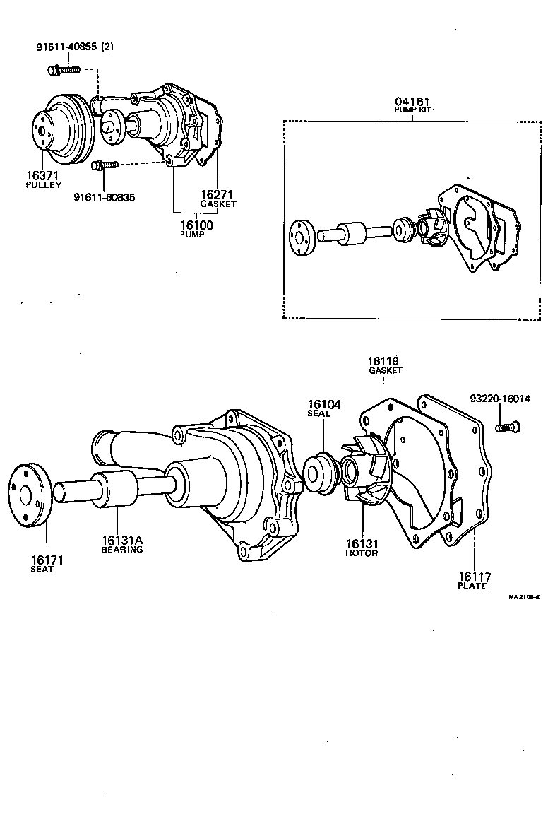  HILUX |  WATER PUMP