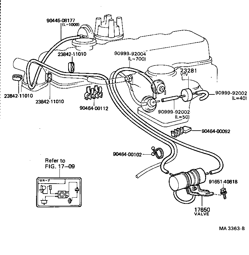  HILUX |  VACUUM PIPING