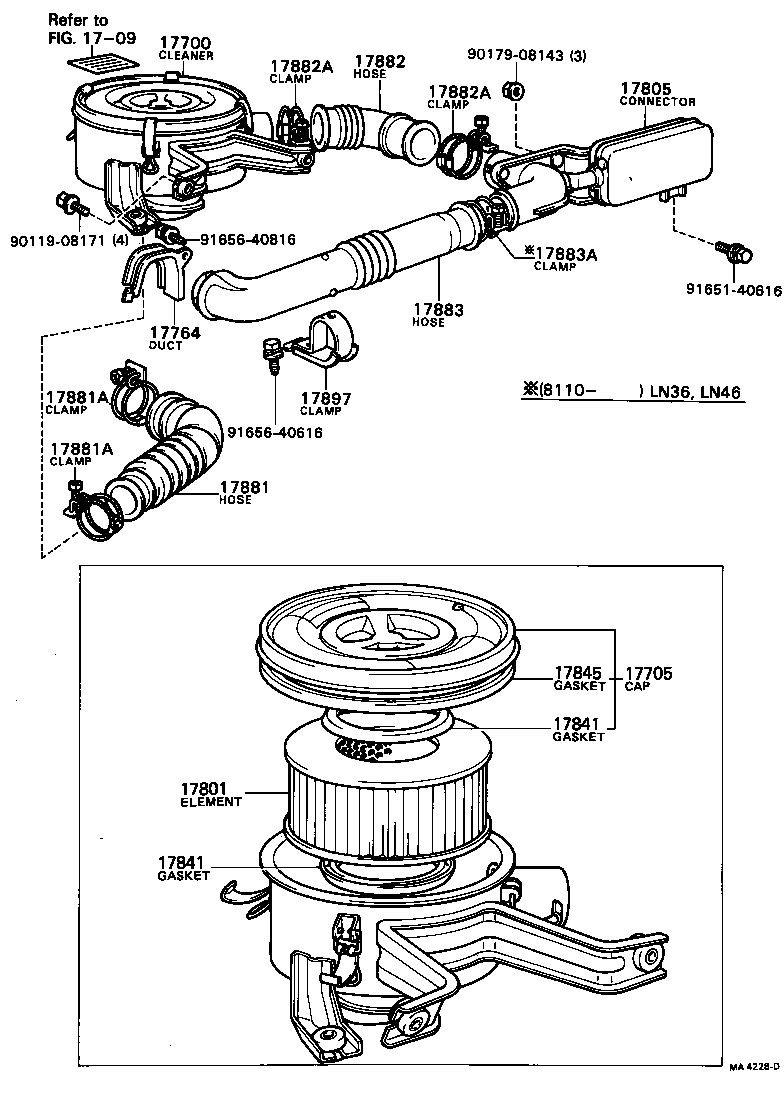  HILUX |  AIR CLEANER