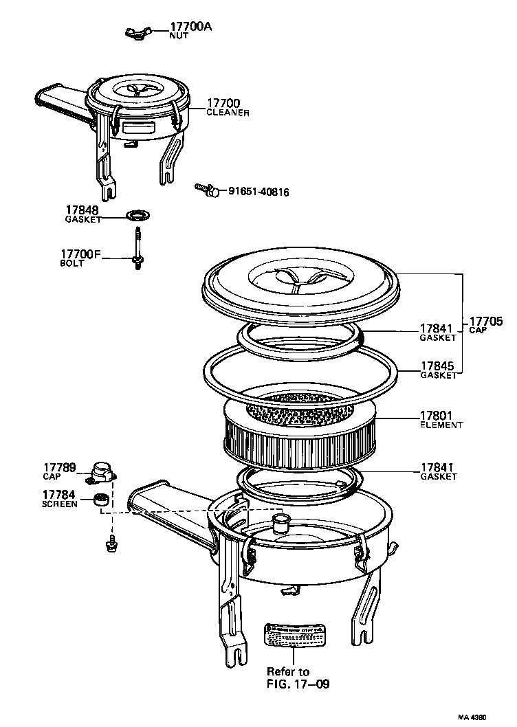  HILUX |  AIR CLEANER