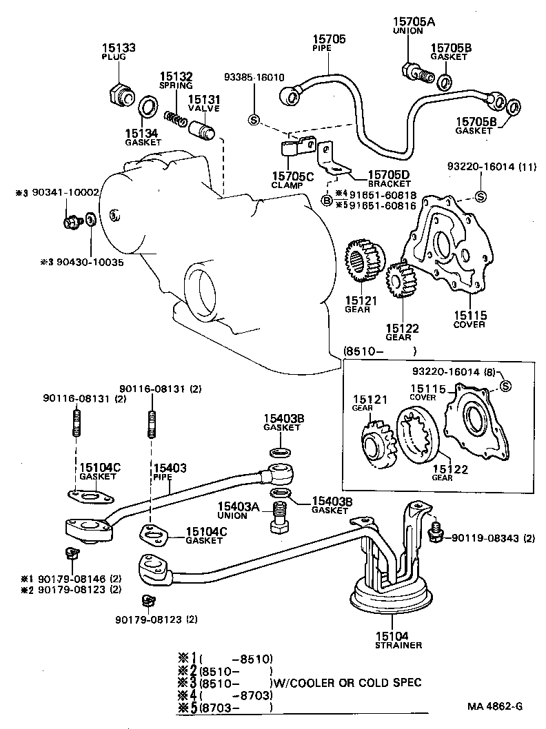  COASTER |  ENGINE OIL PUMP