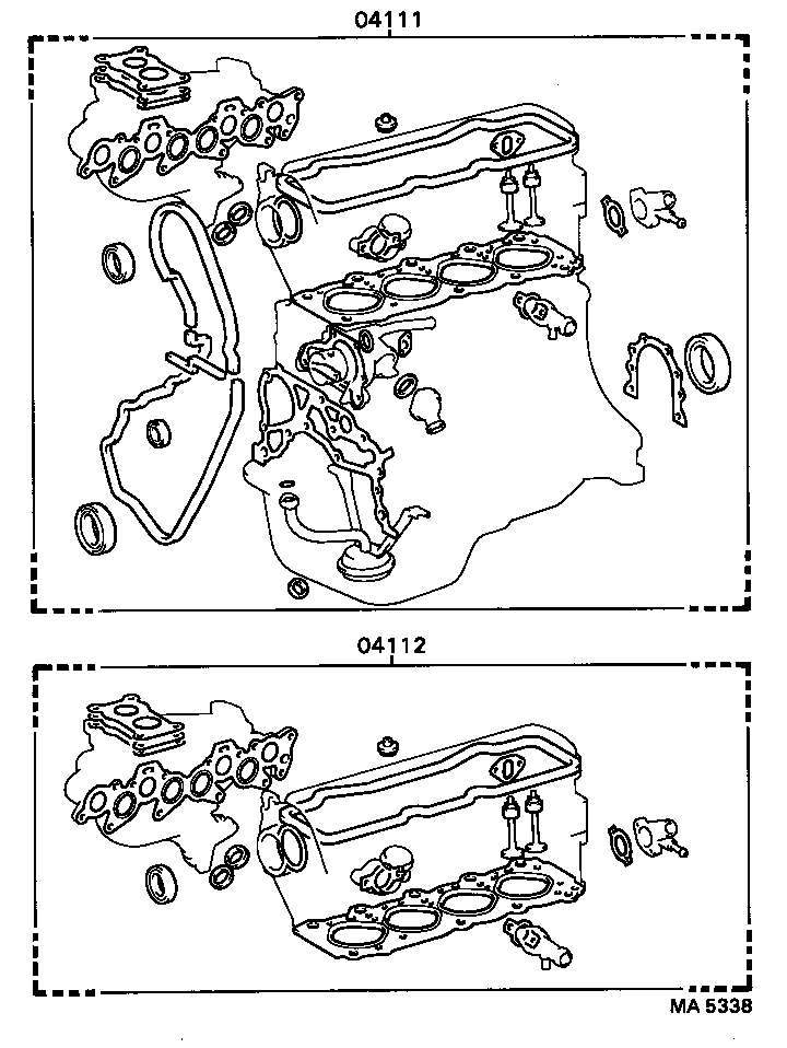  MARK 2 |  ENGINE OVERHAUL GASKET KIT