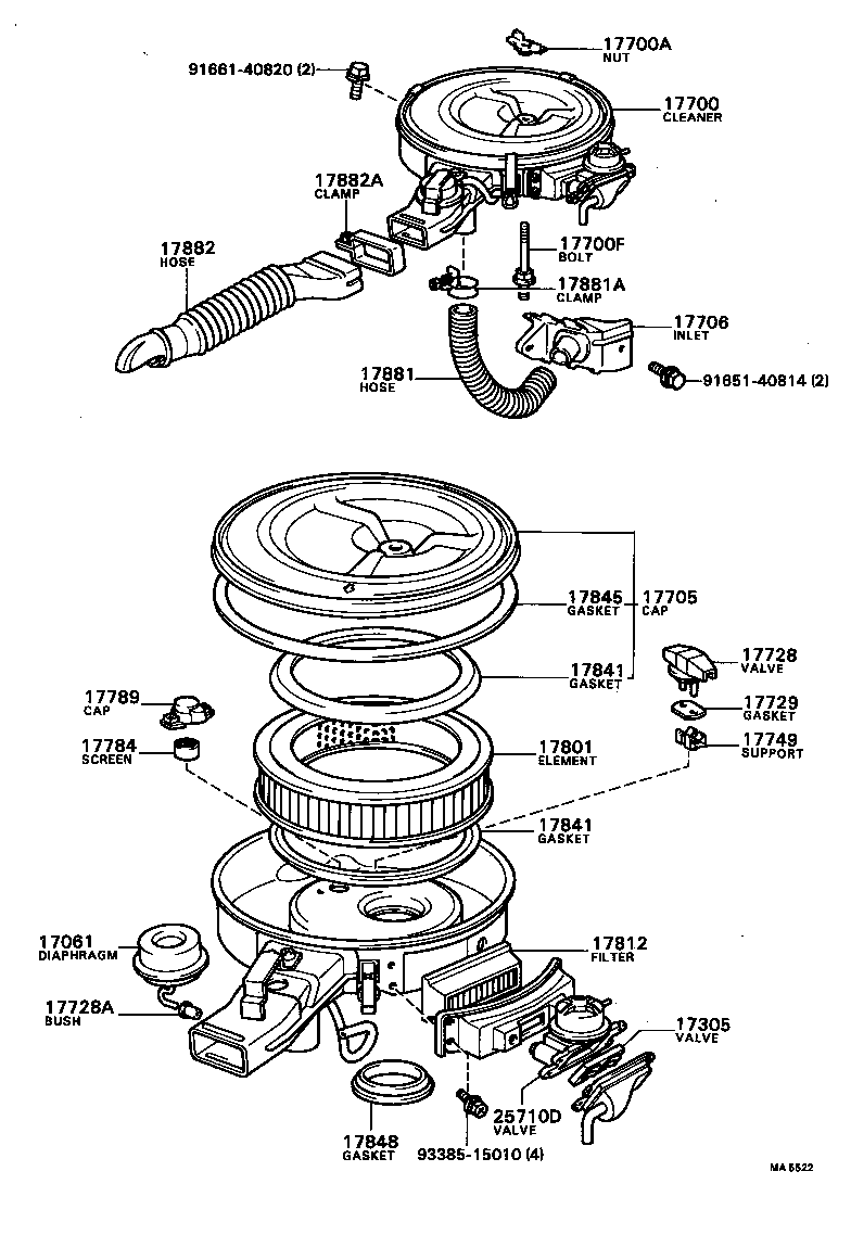  HILUX |  AIR CLEANER