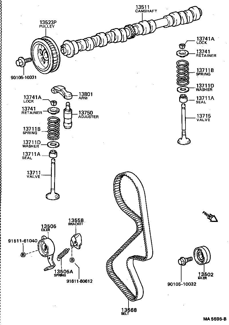  CARINA ED |  CAMSHAFT VALVE