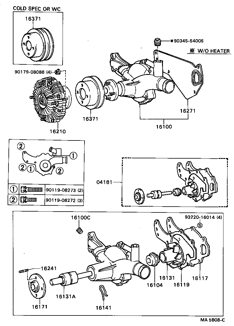  COASTER |  WATER PUMP