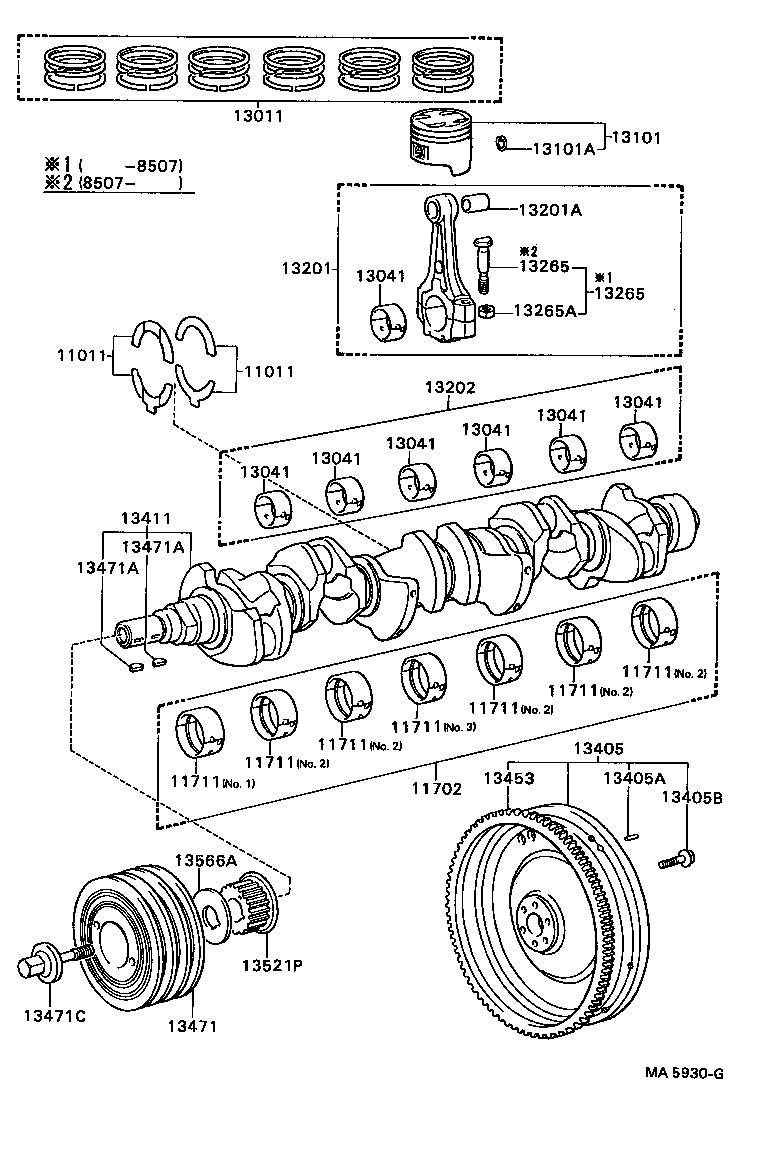  MARK 2 |  CRANKSHAFT PISTON