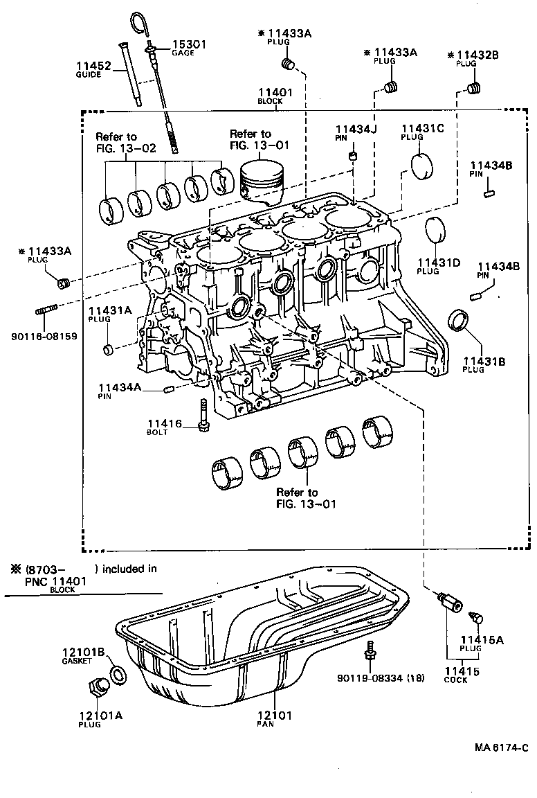  CORONA |  CYLINDER BLOCK