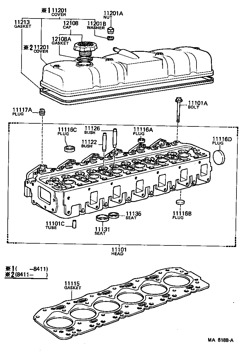  COASTER |  CYLINDER HEAD