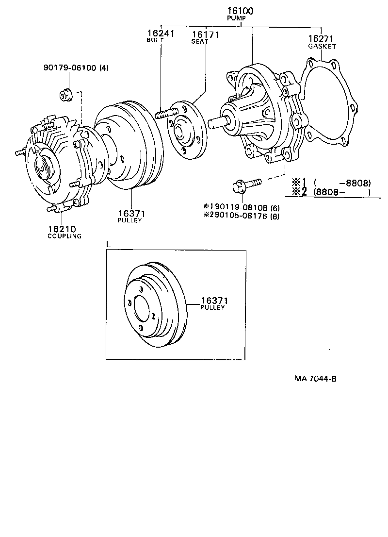  HILUX |  WATER PUMP