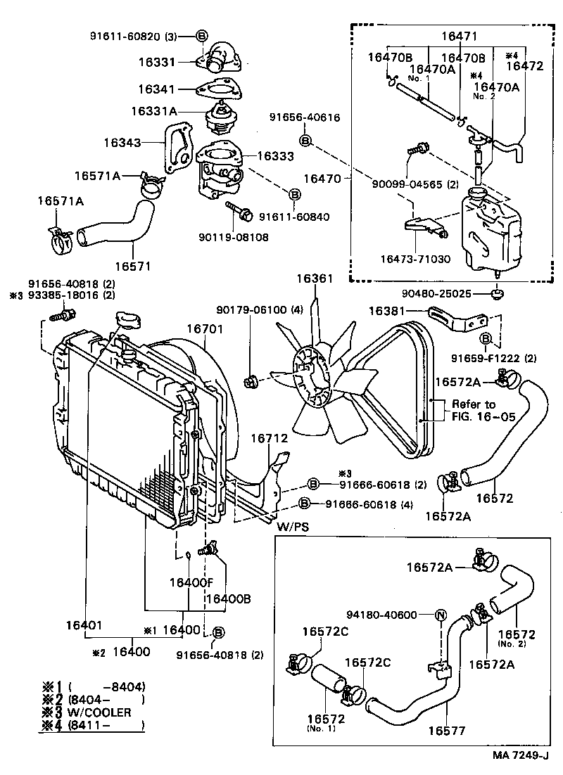  HILUX |  RADIATOR WATER OUTLET