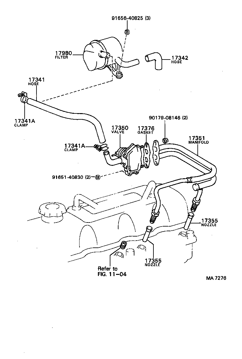  HILUX |  MANIFOLD AIR INJECTION SYSTEM