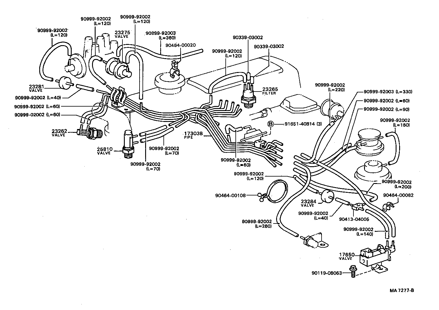  HILUX |  VACUUM PIPING