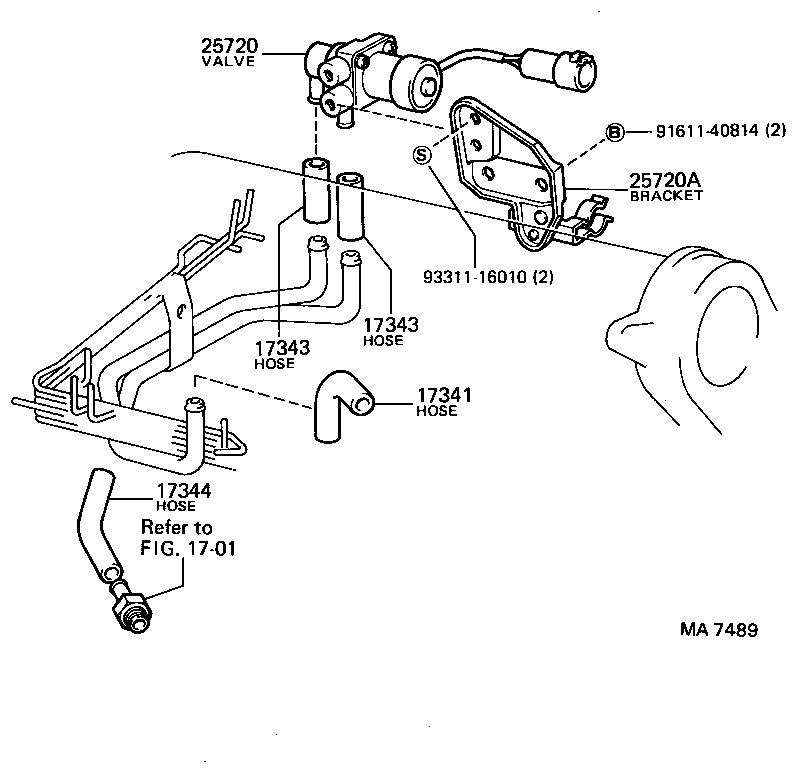  CHASER |  MANIFOLD AIR INJECTION SYSTEM