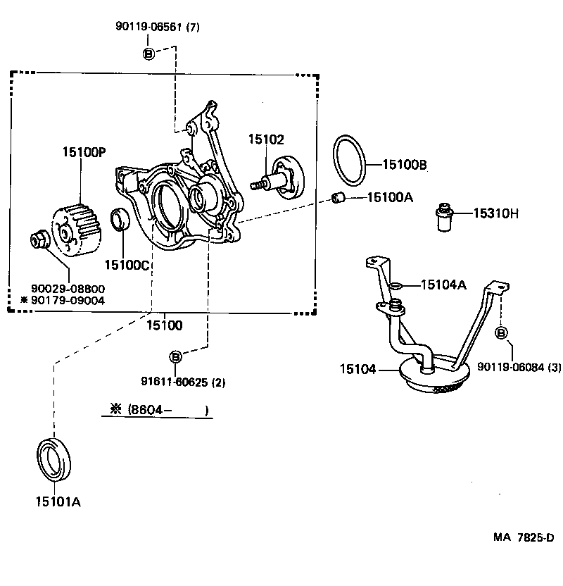  STARLET |  ENGINE OIL PUMP