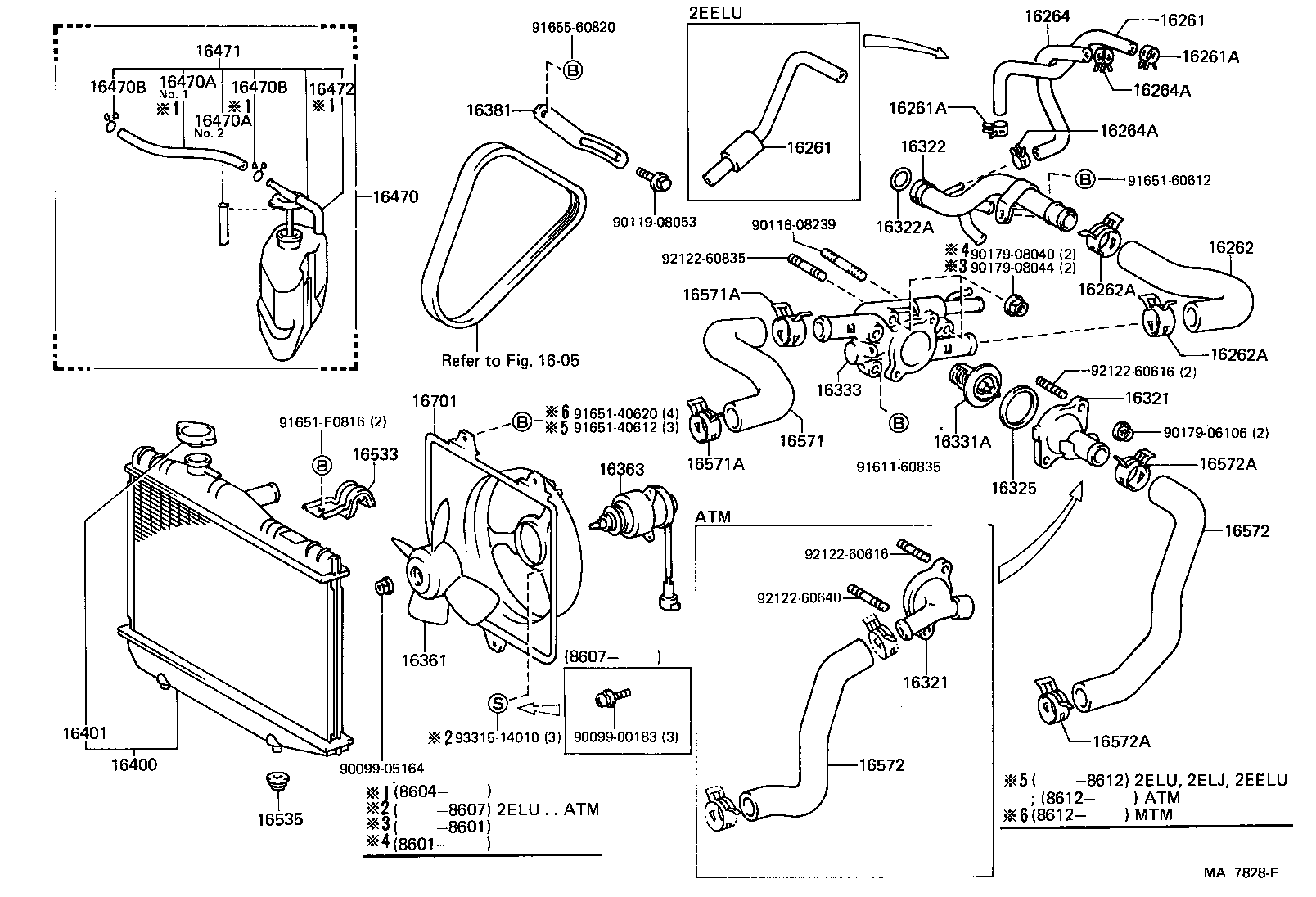  STARLET |  RADIATOR WATER OUTLET