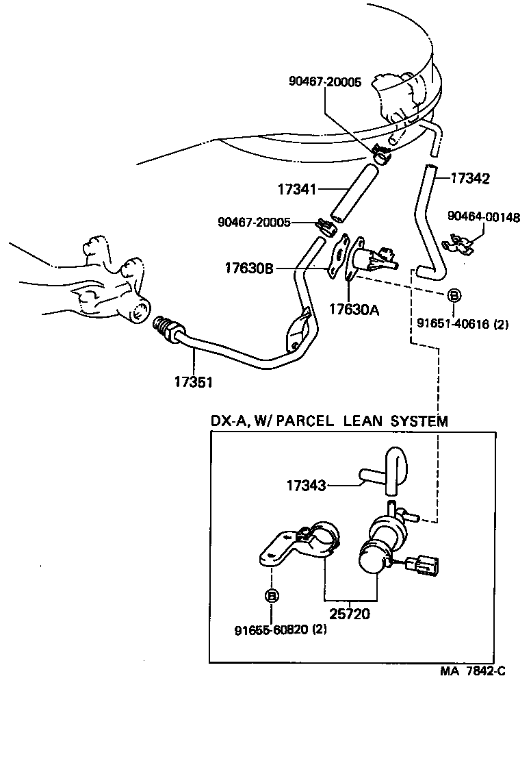  STARLET |  MANIFOLD AIR INJECTION SYSTEM