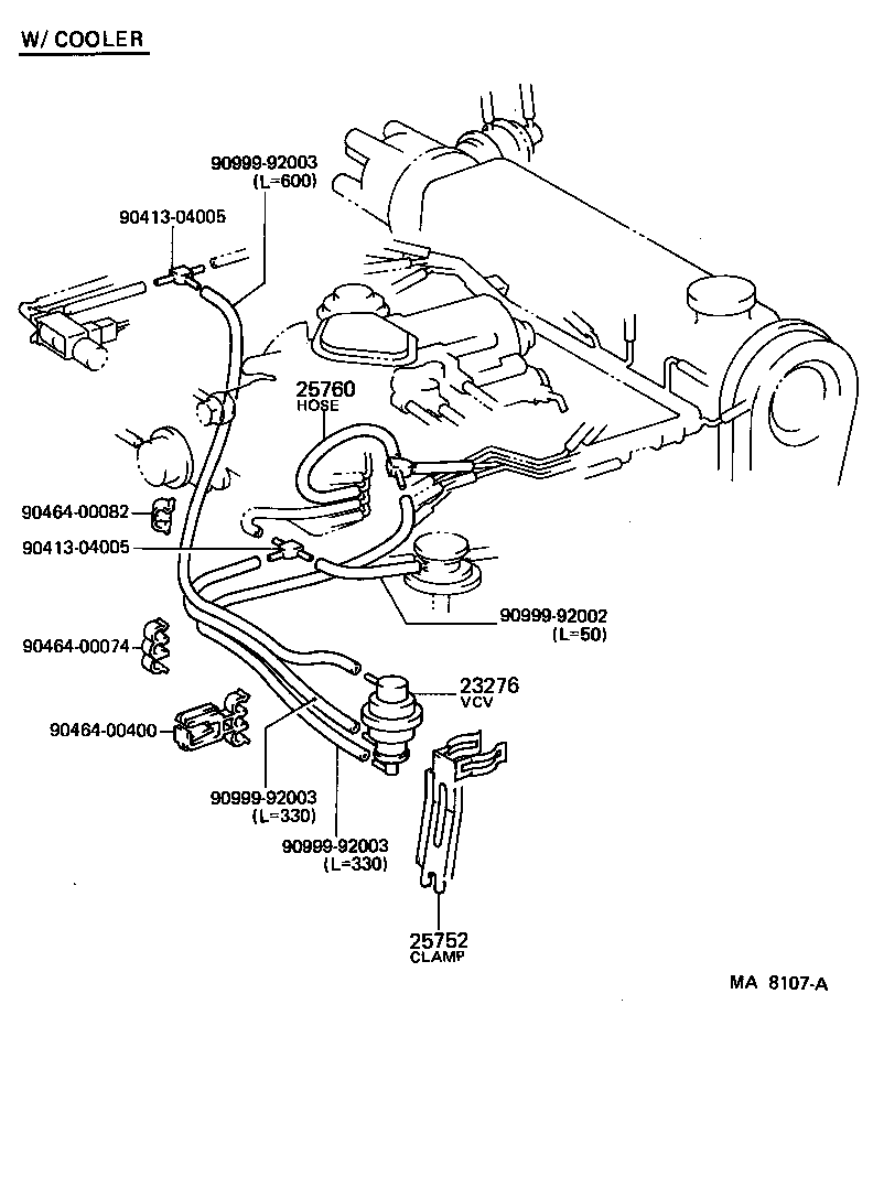  STARLET |  VACUUM PIPING