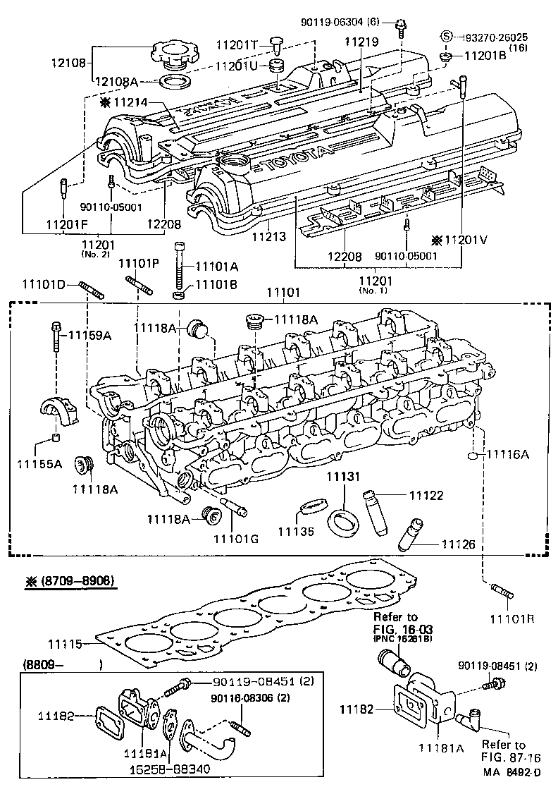  CROWN |  CYLINDER HEAD