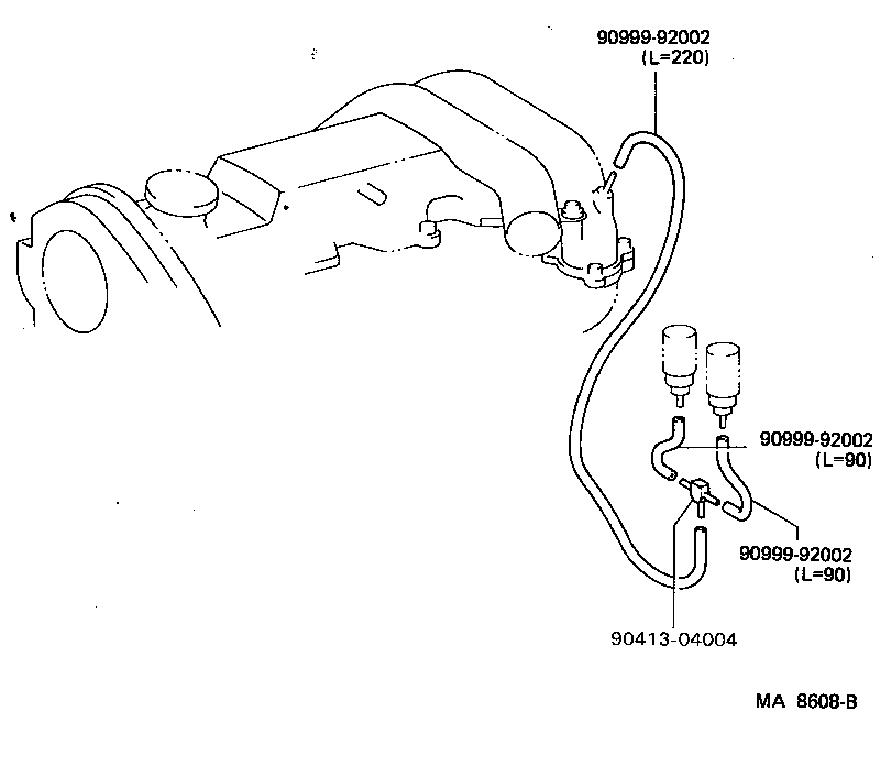  LITEACE VAN WAGON |  VACUUM PIPING