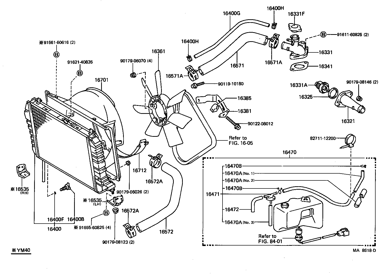  LITEACE VAN WAGON |  RADIATOR WATER OUTLET