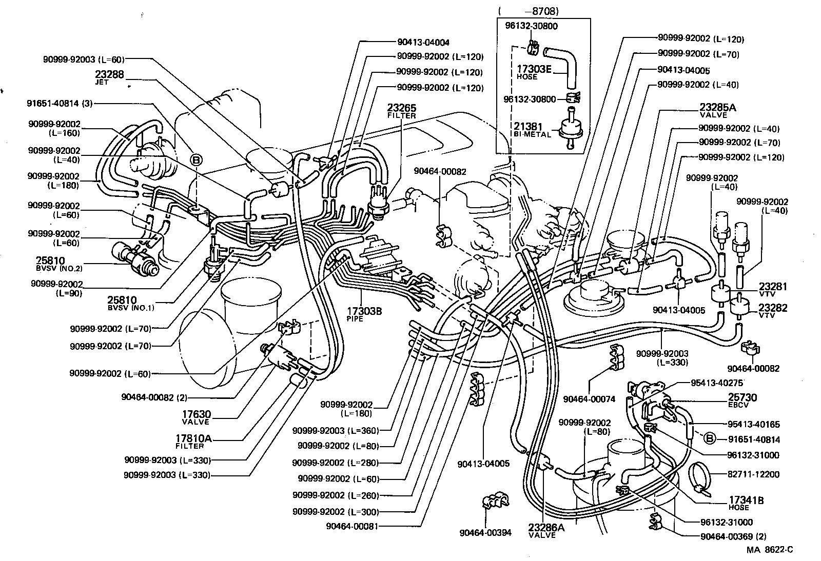  LITEACE VAN WAGON |  VACUUM PIPING
