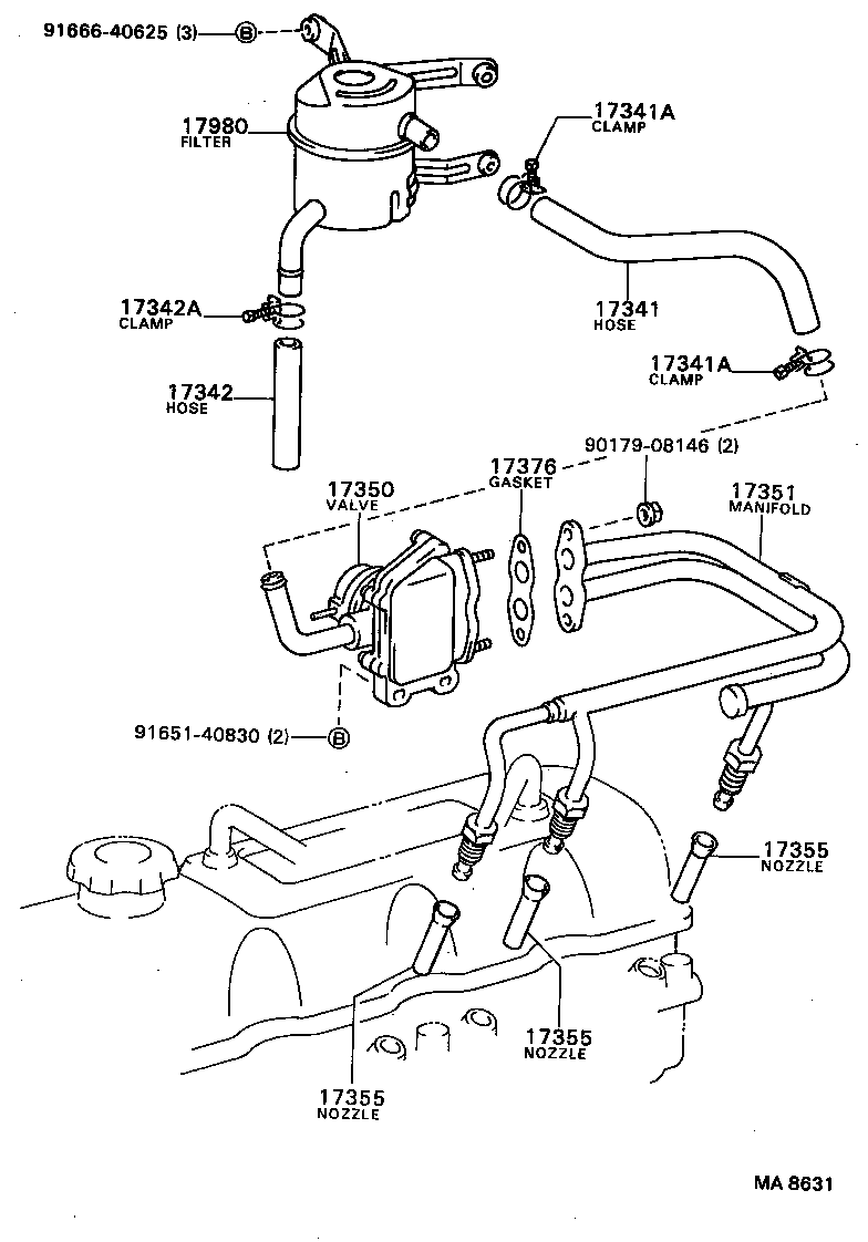  MARK 2 |  MANIFOLD AIR INJECTION SYSTEM