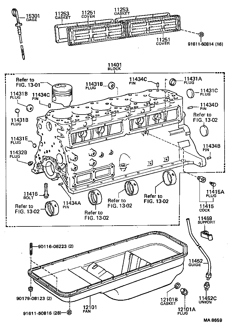  COASTER |  CYLINDER BLOCK