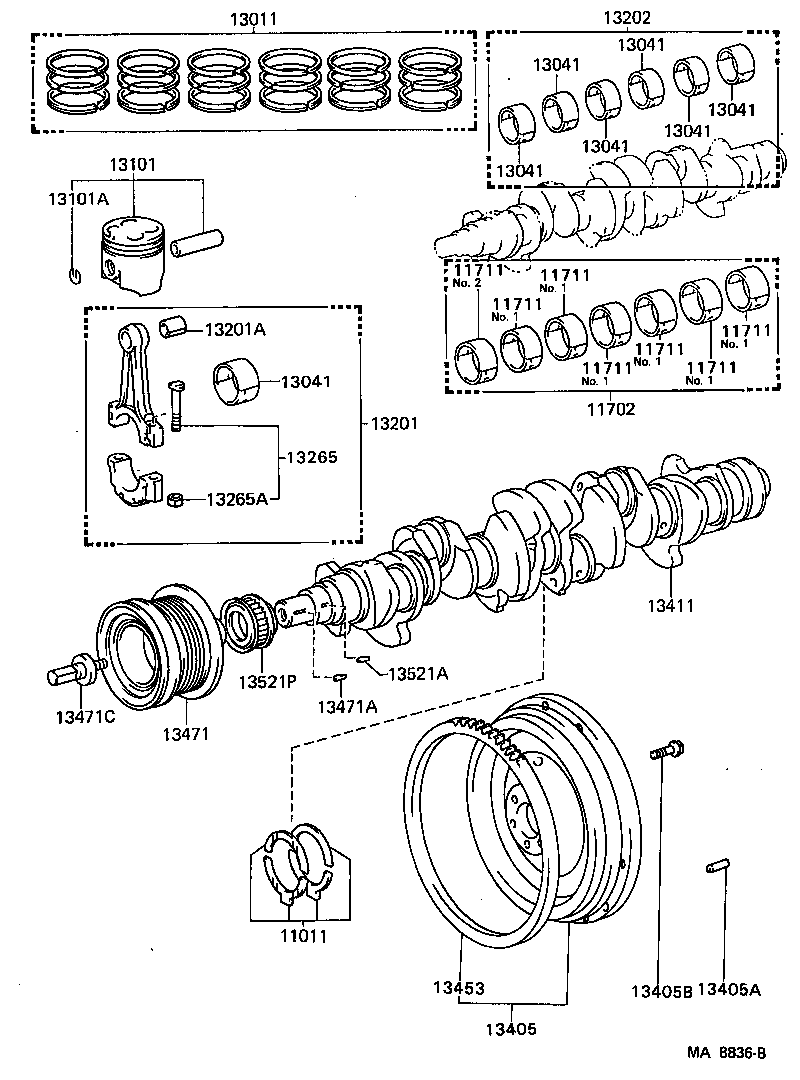  SUPRA |  CRANKSHAFT PISTON