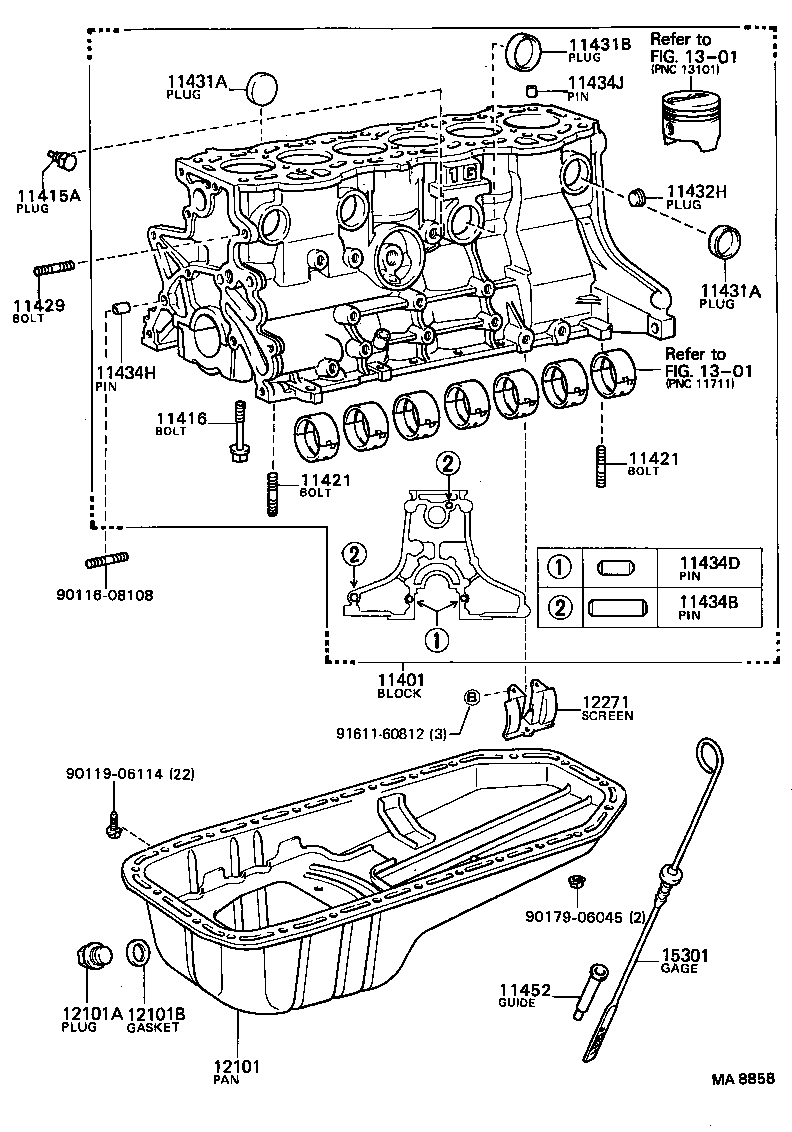  SUPRA |  CYLINDER BLOCK