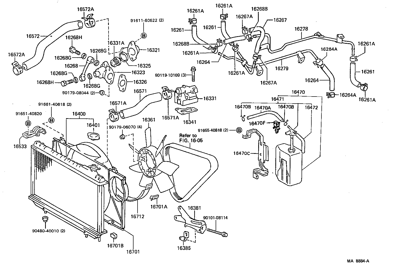  SUPRA |  RADIATOR WATER OUTLET