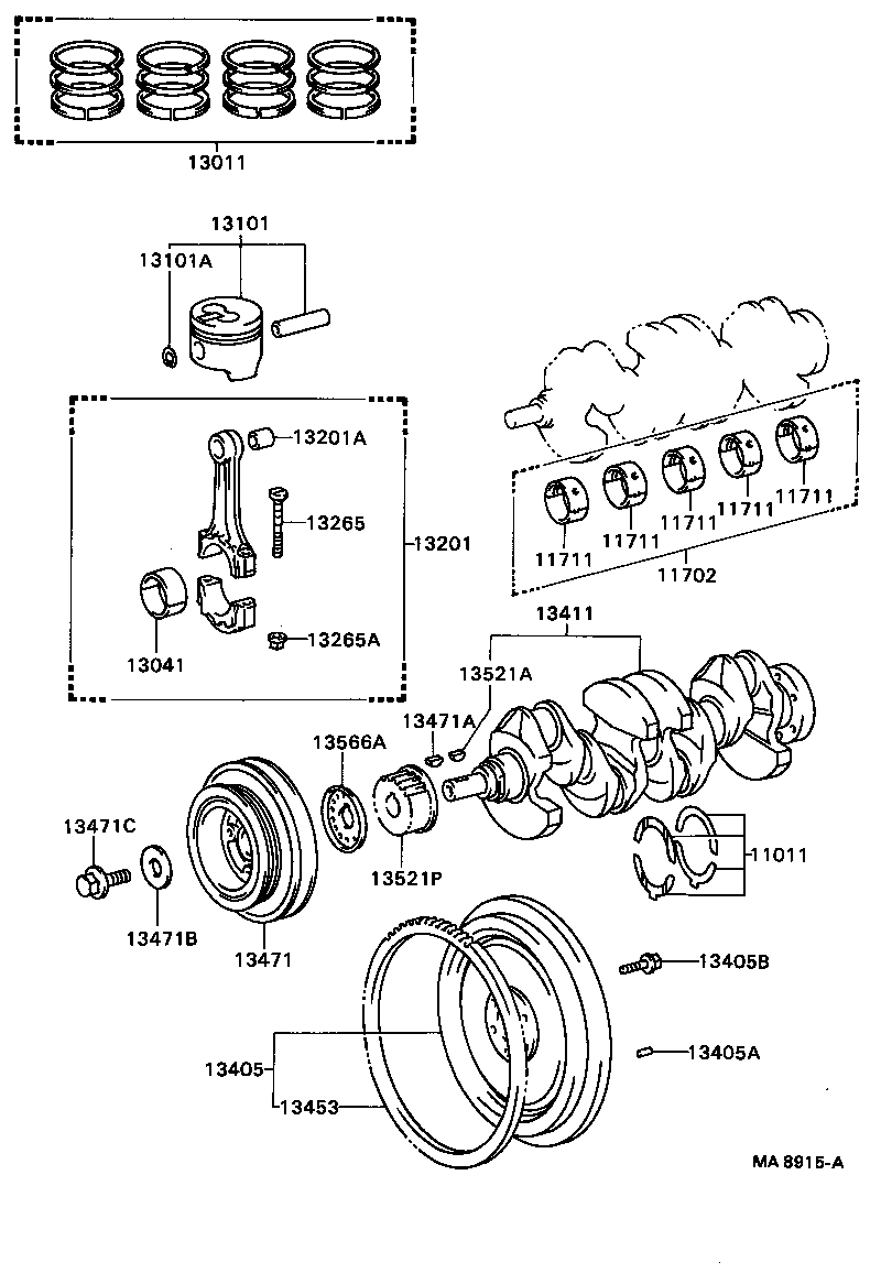  STARLET |  CRANKSHAFT PISTON